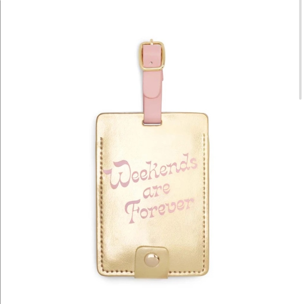 Ban.do Weekends Are Forever Luggage Tag